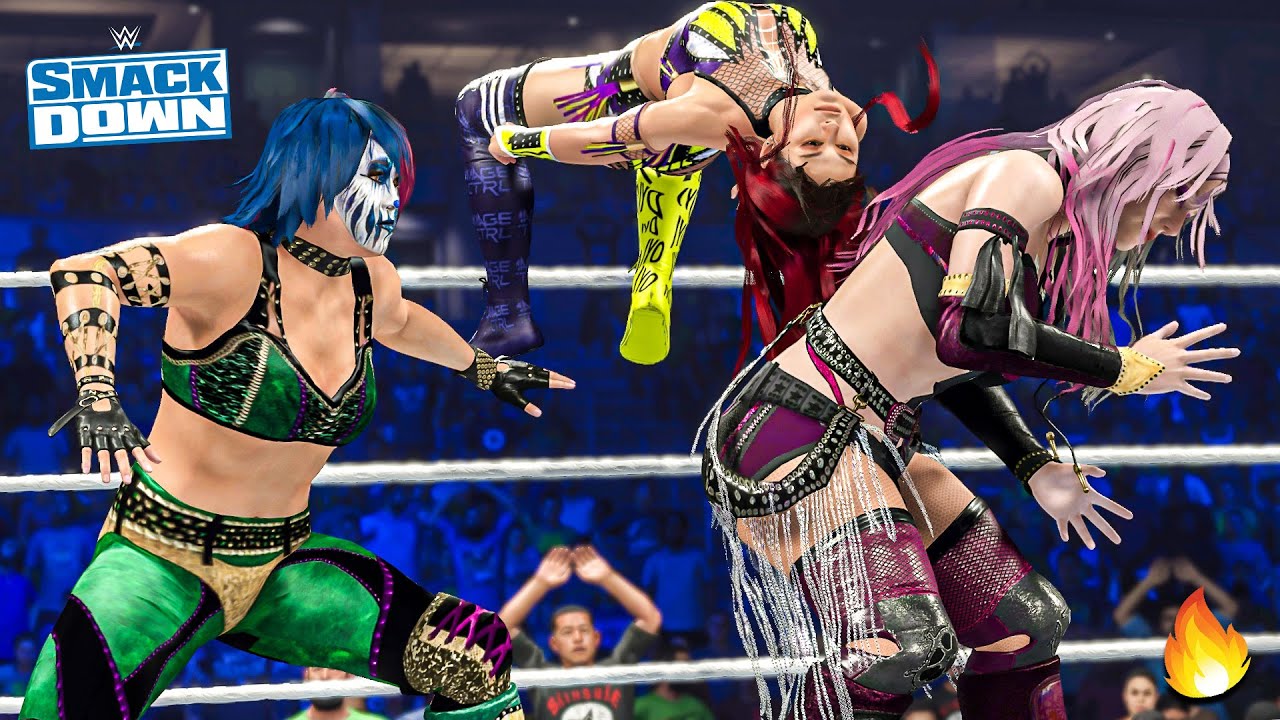 ⚡Iyo Sky vs Asuka vs Kairi Sane - WWE 2K23 at SmackDown for WWE Women's Championship 🔥