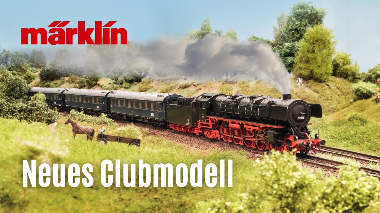 Märklin Clubmodell 2026 mit neuem Fahrwerk | Dampflokomotive Baureihe 06
