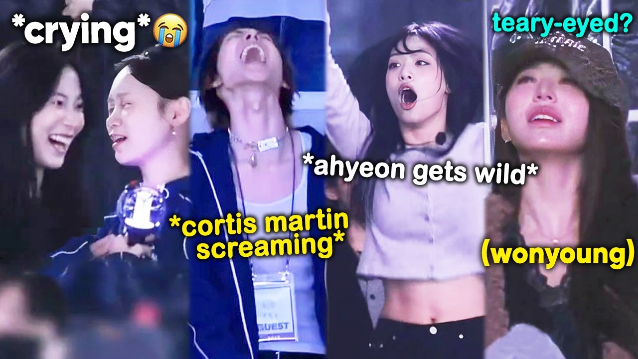kpop idols wild reaction to BTS concert (BABYMONSTER, WONYOUNG, CORTIS, LE SSERAFIM, ENHYPEN, SVT..)