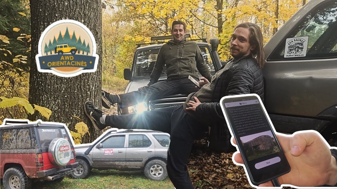 Smagus prasilėkimas miškais su offroad prieskoniu | AWD orientacinės Nebuvo apsieita be gervinimosi