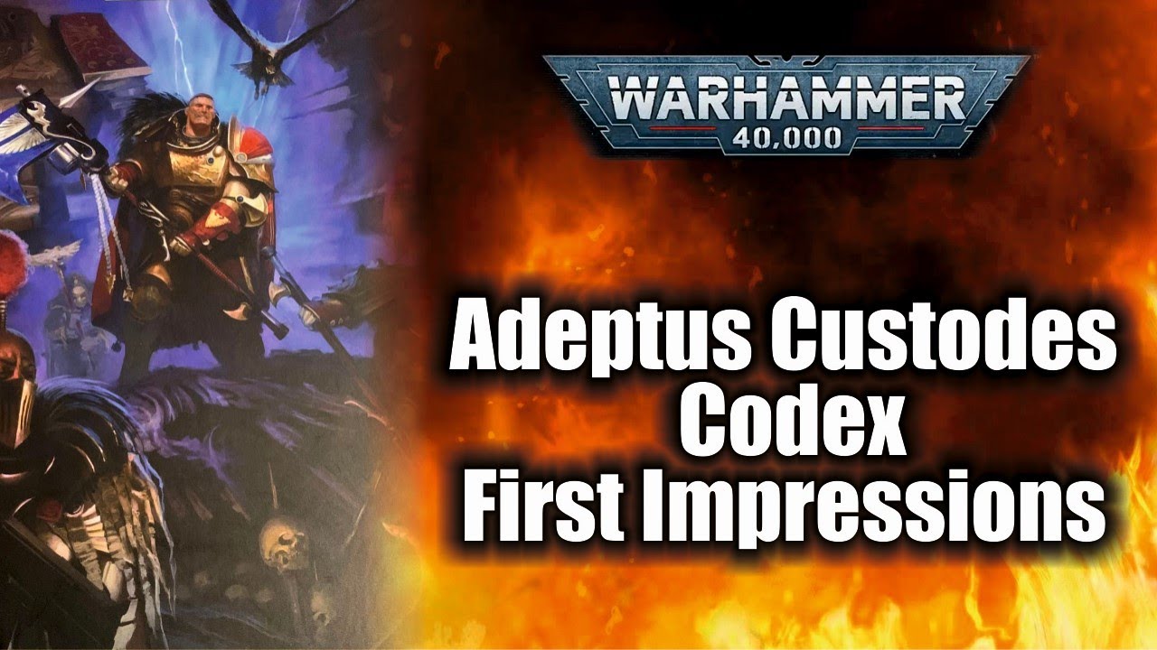*NEW* Adeptus Custodes 9th Edition Codex - Review