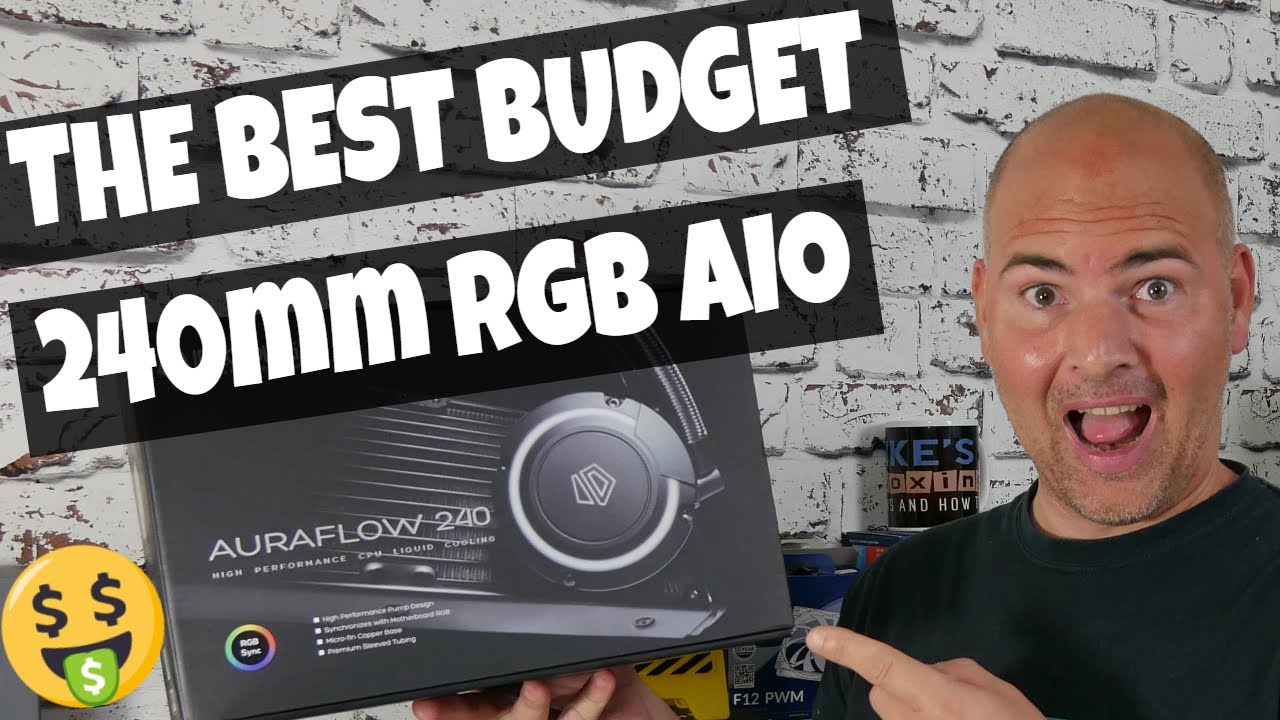 Best Budget 240mm RGB AIO Cooler ID Cooling AURAFLOW 240