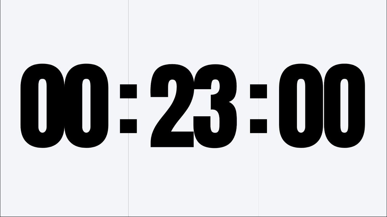 23 Minute Timer