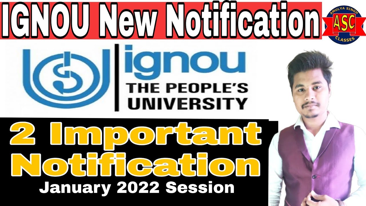 IGNOU Admission or Re Registration 2022 || IGNOU January 2022
