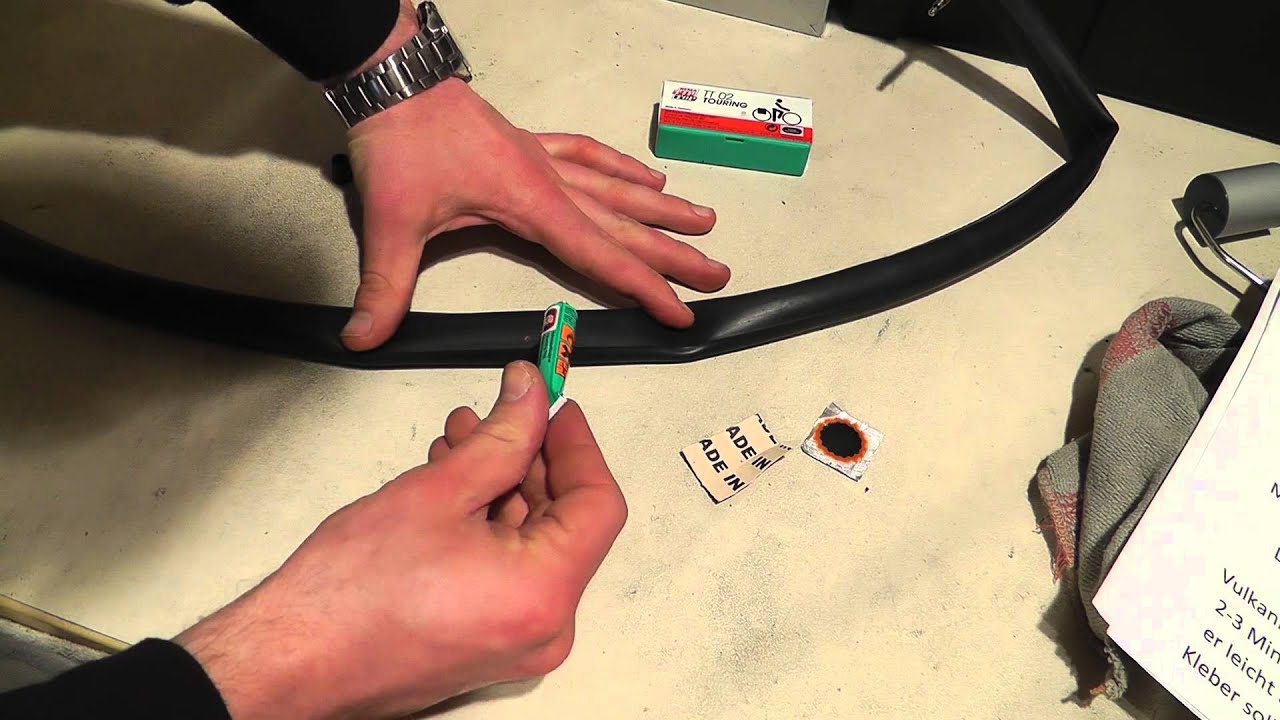 Fahrradschlauch flicken