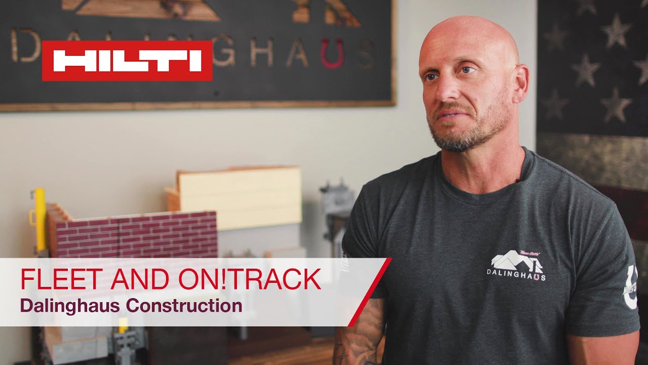 Hilti Tool Fleet Management and ON!Track Asset Management testimonial from Dalinghaus Construction