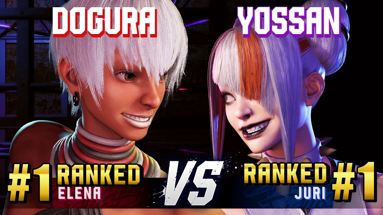 SF6 ▰ DOGURA (#1 Ranked Elena) vs YOSSAN (#1 Ranked Juri) ▰ High Level Gameplay