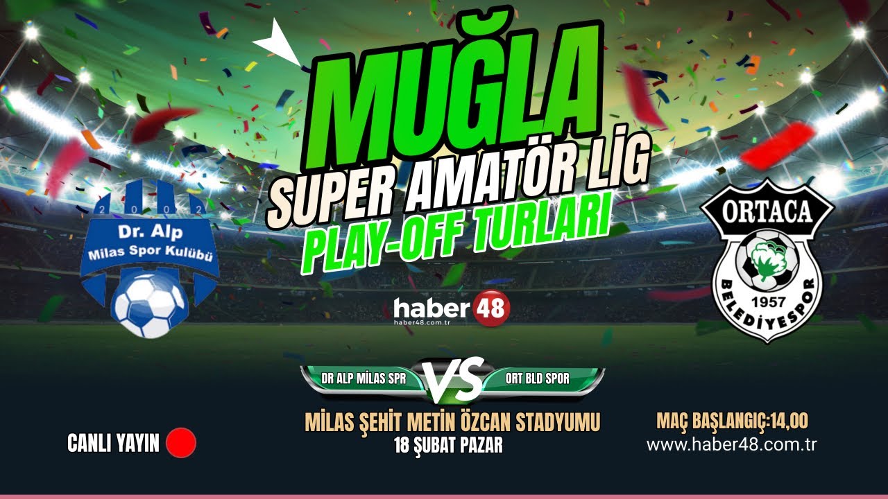 DR. ALP MİLAS SPOR 1000A YAPI ORTACA BELEDİYE SPOR PLAY-OFF TURLARI İLK MAÇ