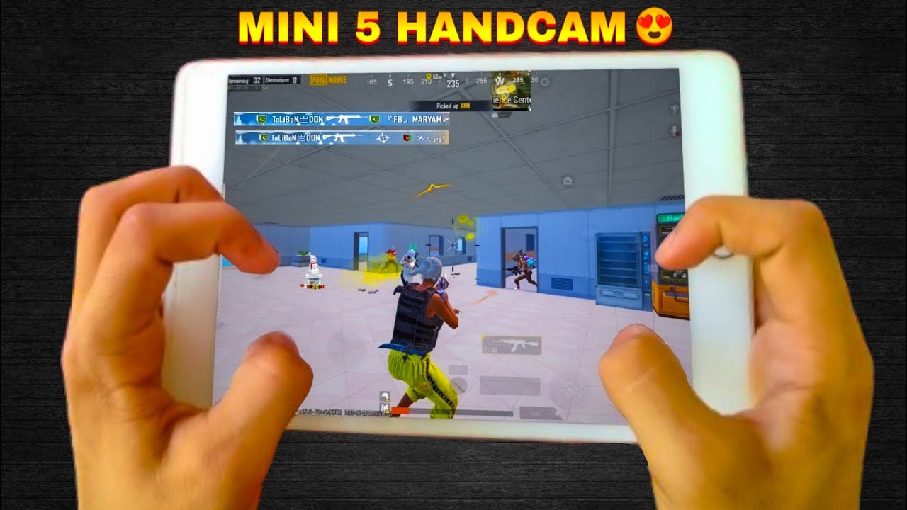 King 👑 Of NUSA | iPad mini 5 HANDCAM 😍 Pubg Gaming Test in 2025 | 5 Finger Player