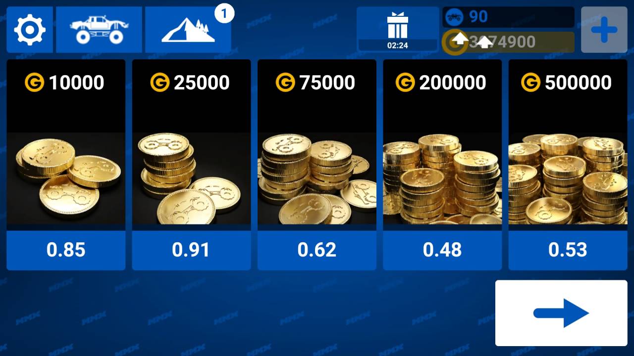 MMX hill climb cheat