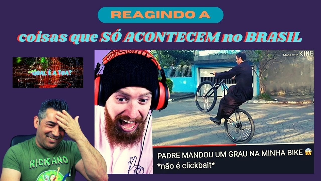 Reagindo a coisas que SÓ ACONTECEM no BRASIL!