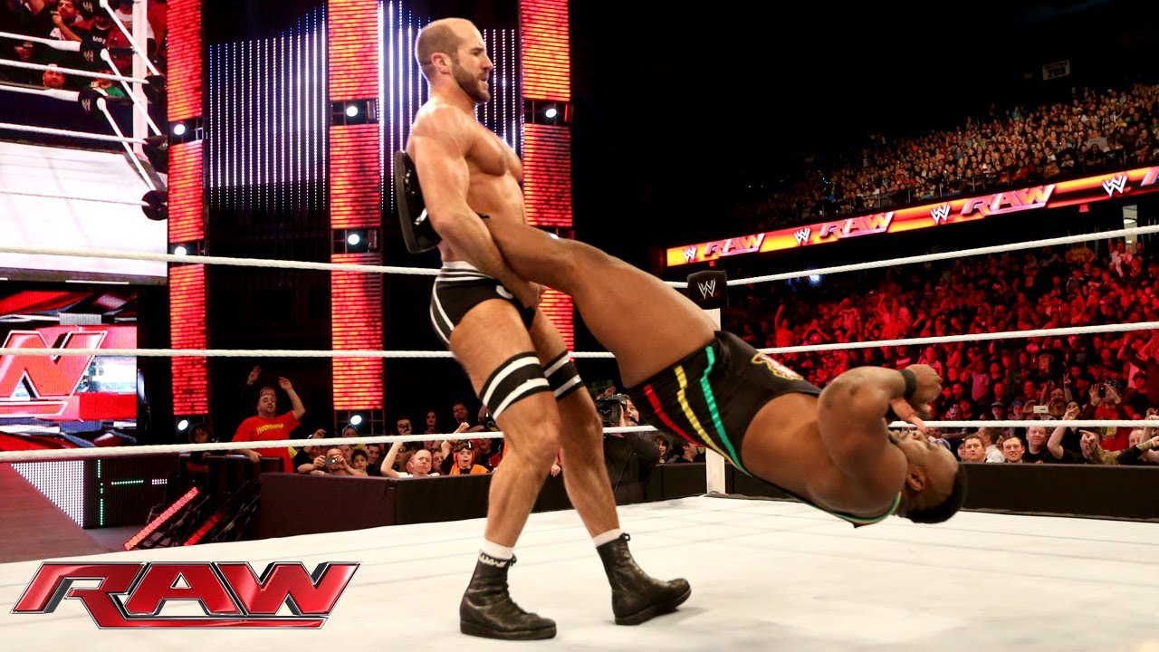 Big E vs. Cesaro: Raw, March 3, 2014
