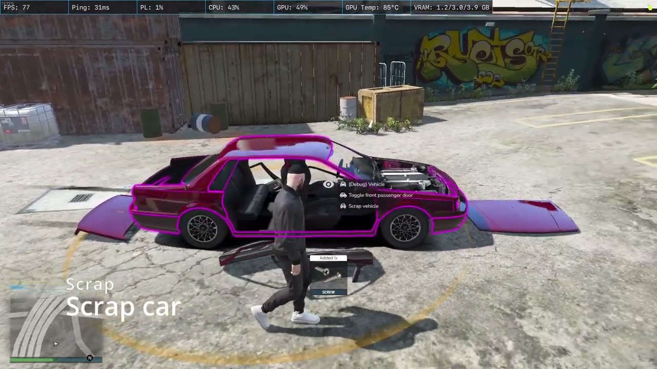 FiveM | pls_scrapyard - Scrap NPC cars | OX | Script