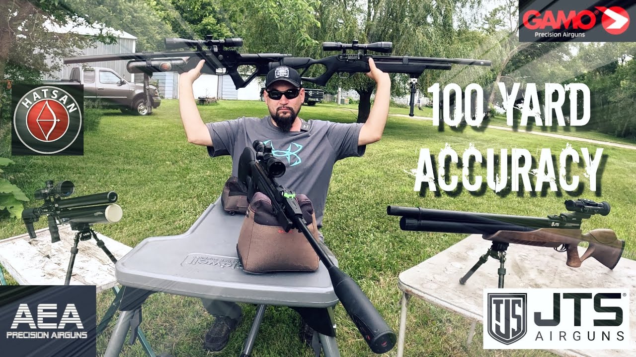 Gamo, AEA, JTS, Hatsan, 100 Yard Accuracy Test and Plinking