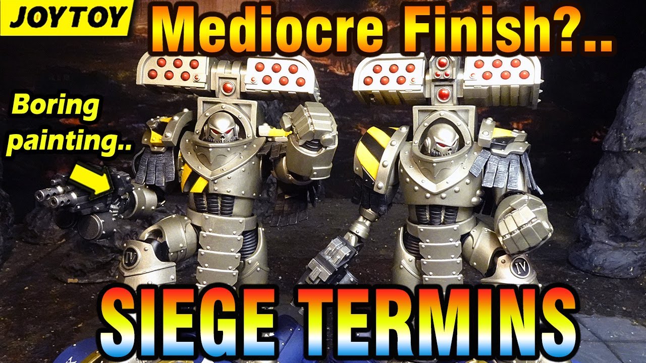 Mediocre Finish? JOYTOY Iron Warriors Tyrant Terminators review unboxing Horus Heresy action figure