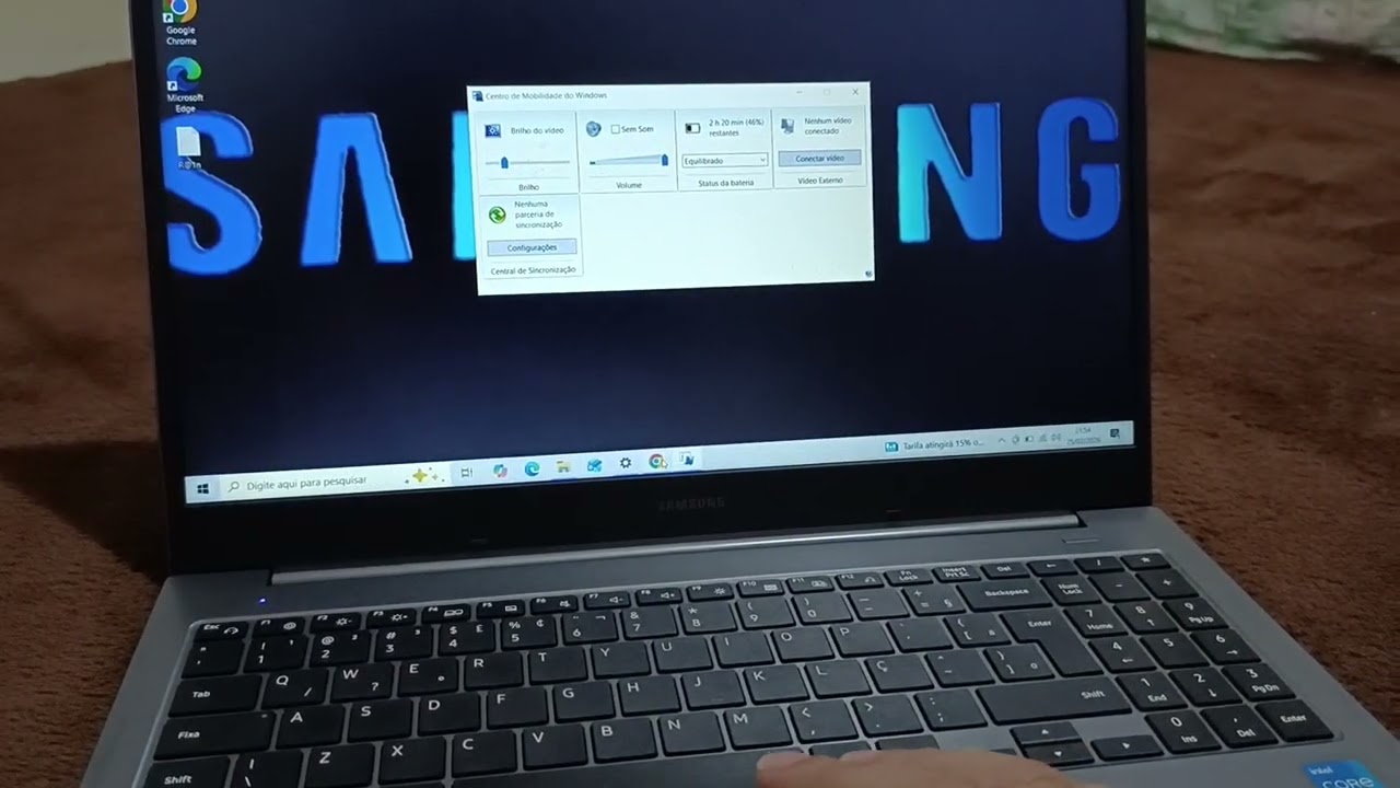 NOTEBOOK SAMSUNG BOOK CORE i3 11ª GERAÇÃO RAM 8GB HD 500 GB BATERIA DURA MAIS DE 4H TELA 15.6 