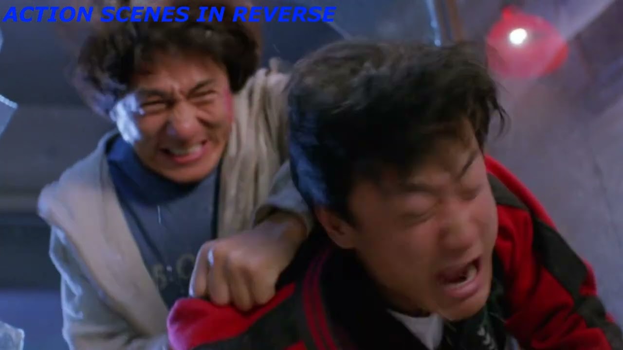 Jackie Chan Crime Story Triad Fight in Reverse!