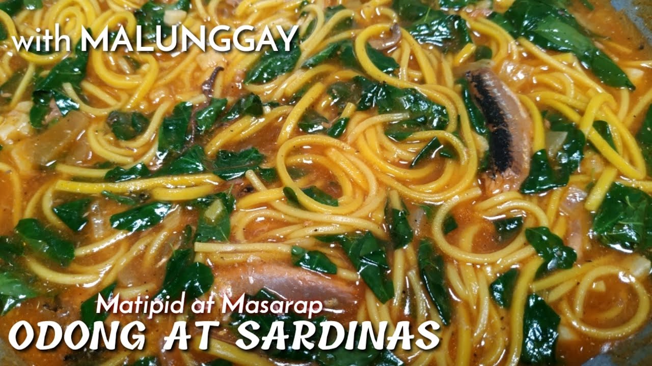 ODONG AT SARDINAS WITH MALUNGGAY | Murang Ulam Recipe | Lutong Pinoy | Panlasang Pinoy