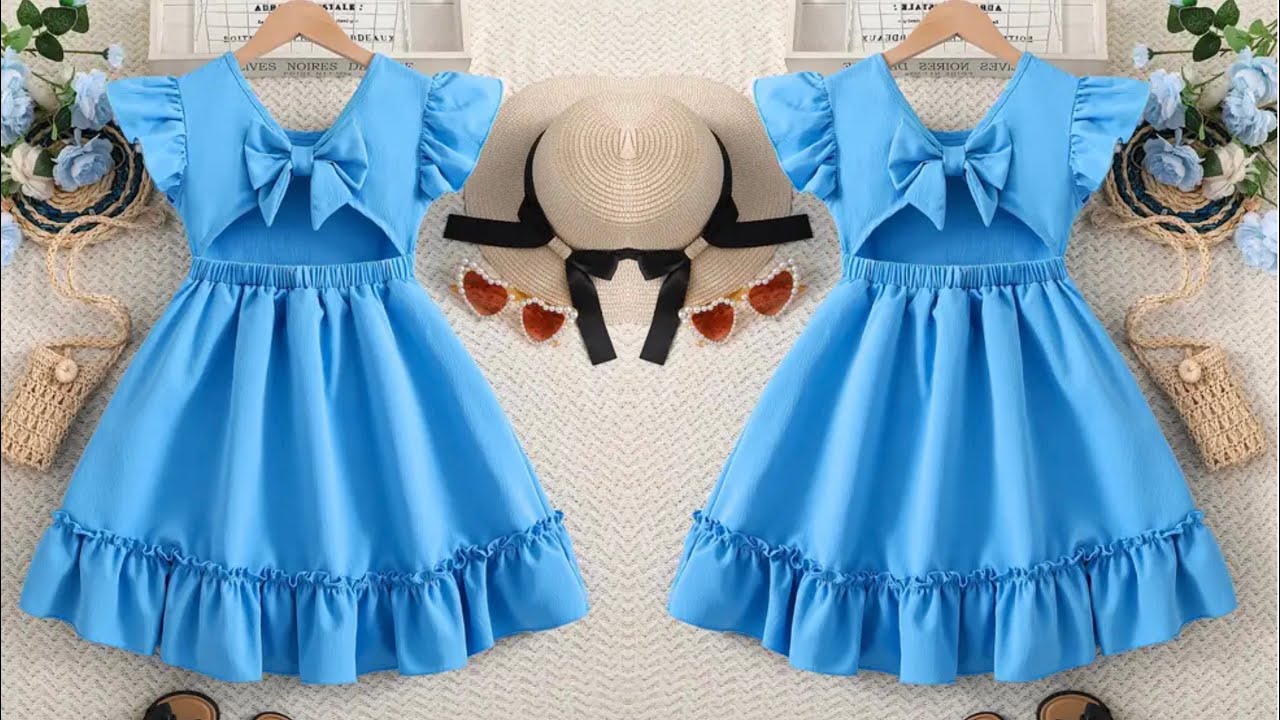 Trending Baby Frock Cutting and Stitching | DIY Very Easy and Beautiful Baby frock Design