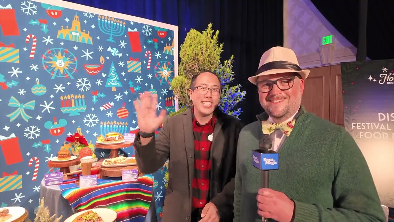 Disney Festival of Holidays Foods Interview | Disneyland Resort 2024 4K