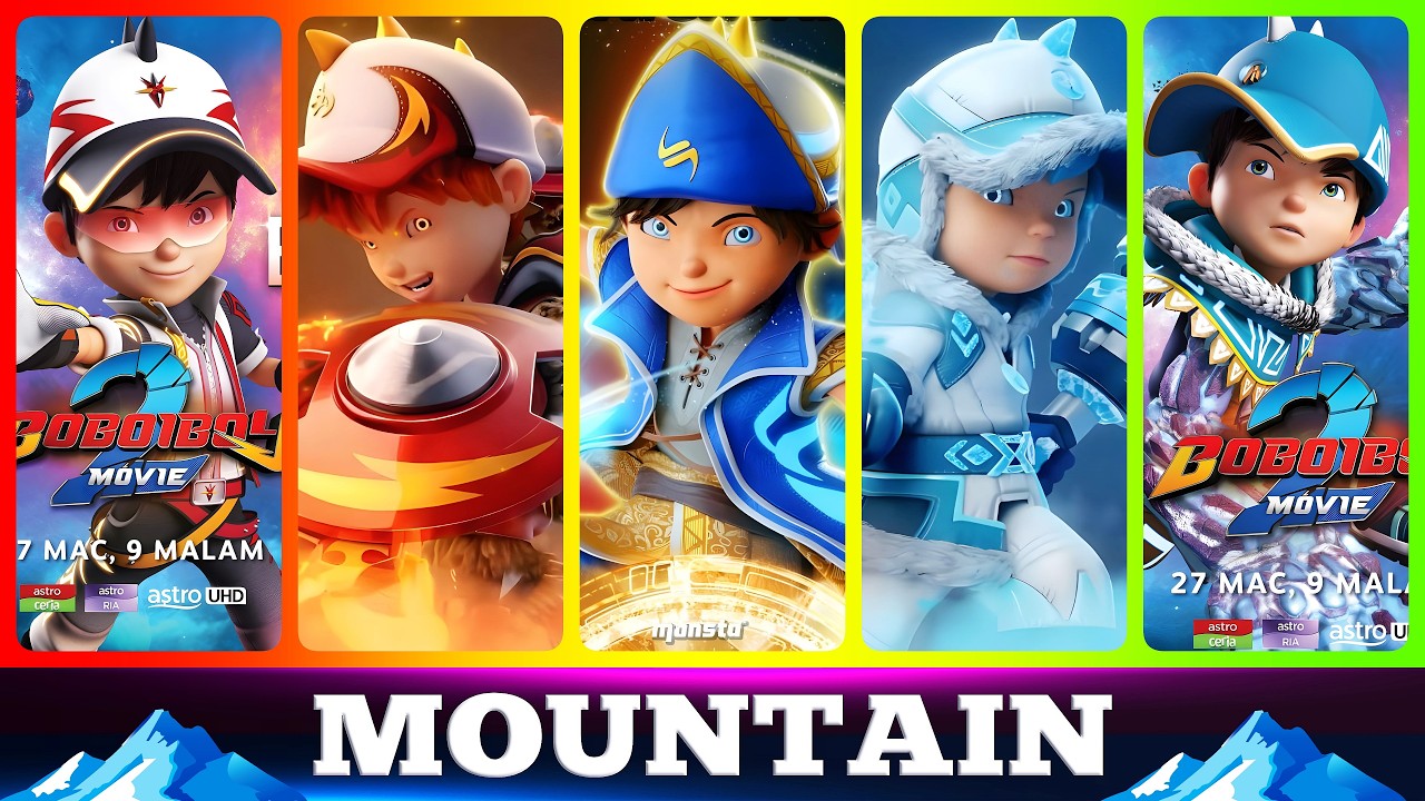 MOUNTAIN VERSI BOBOIBOY GALAXY 2, ETC..