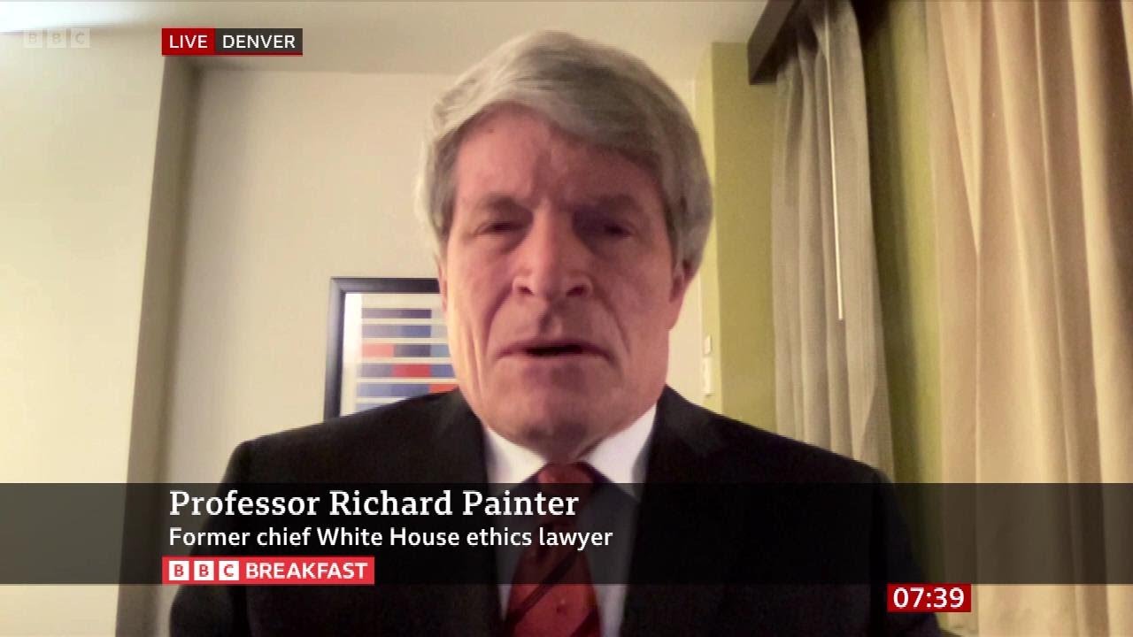 Richard Painter (Ex-Chief White House Ethics Lawyer) Trump Verdict On BBC Breakfast [31.05.2024]