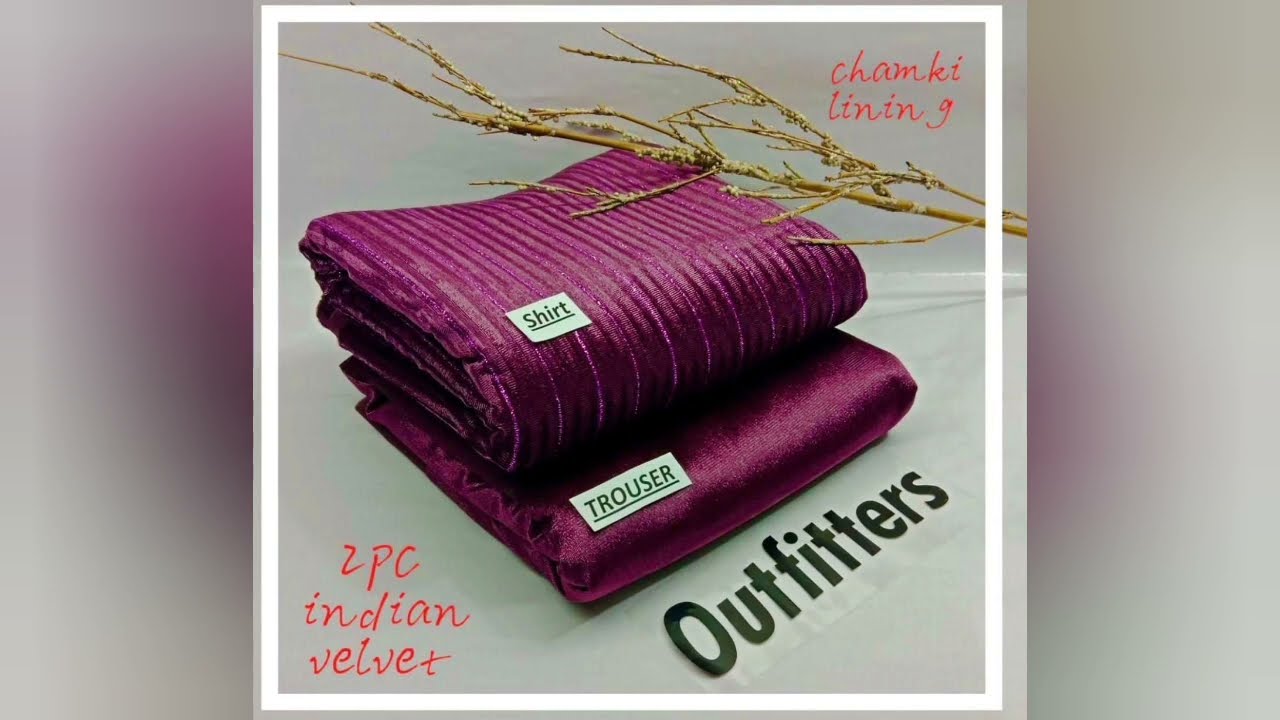 Part 2 Indian Velvet, зимняя коллекция из 2 предметов 2025-26 | Бархатный костюм на подкладке Cha...