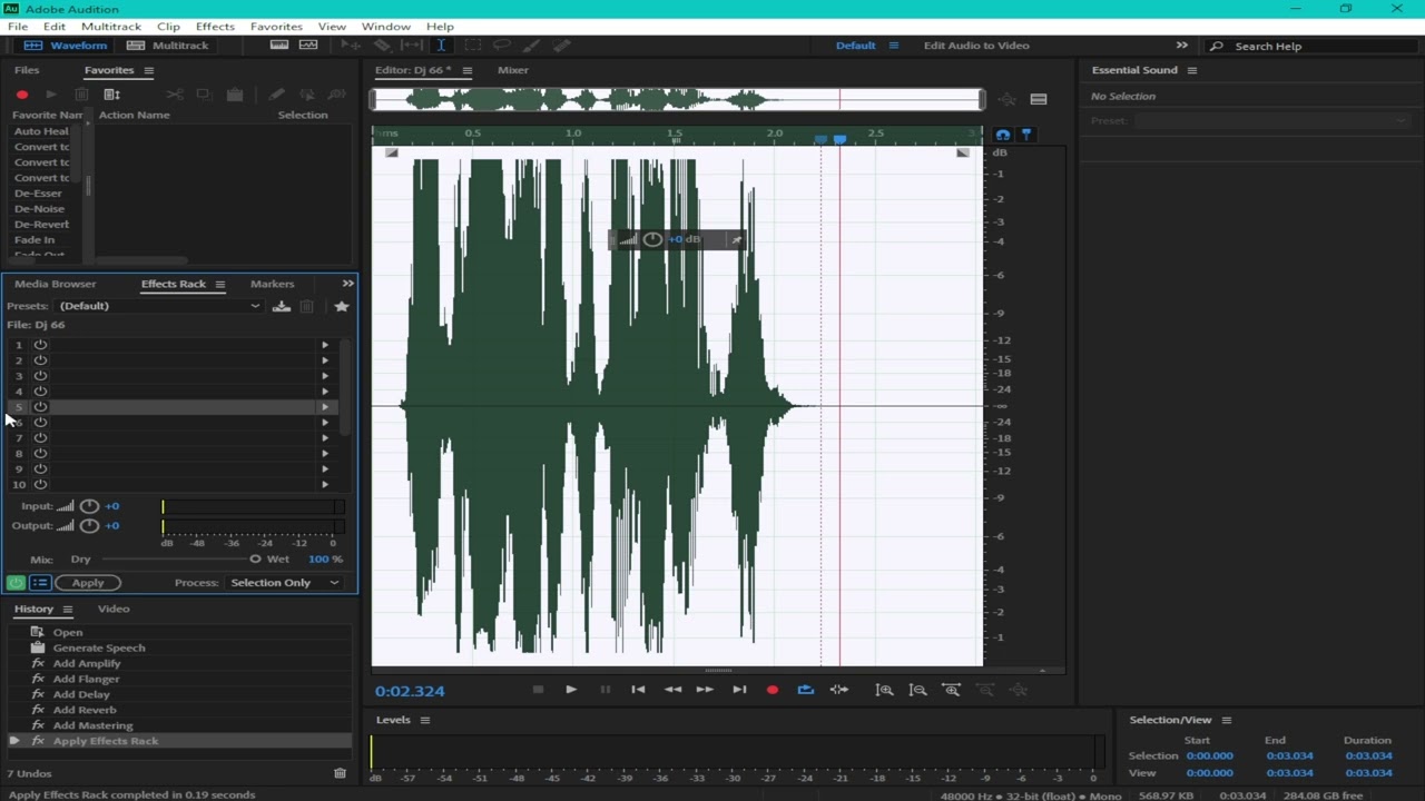 Как создать Dj Drop в Adobe Audition 2024-2025