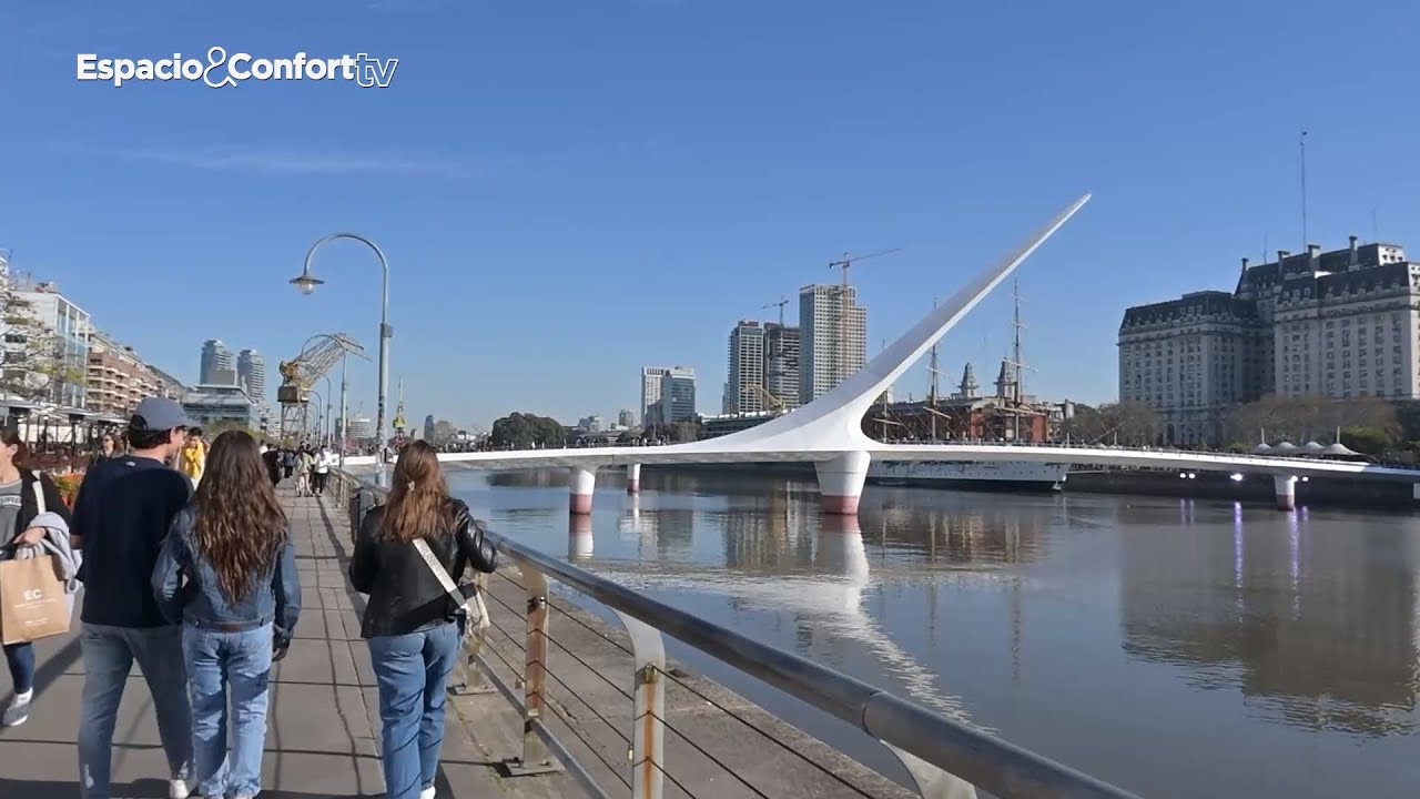El Puente de la Mujer: Arte, ingeniería y tributo en Puerto Madero