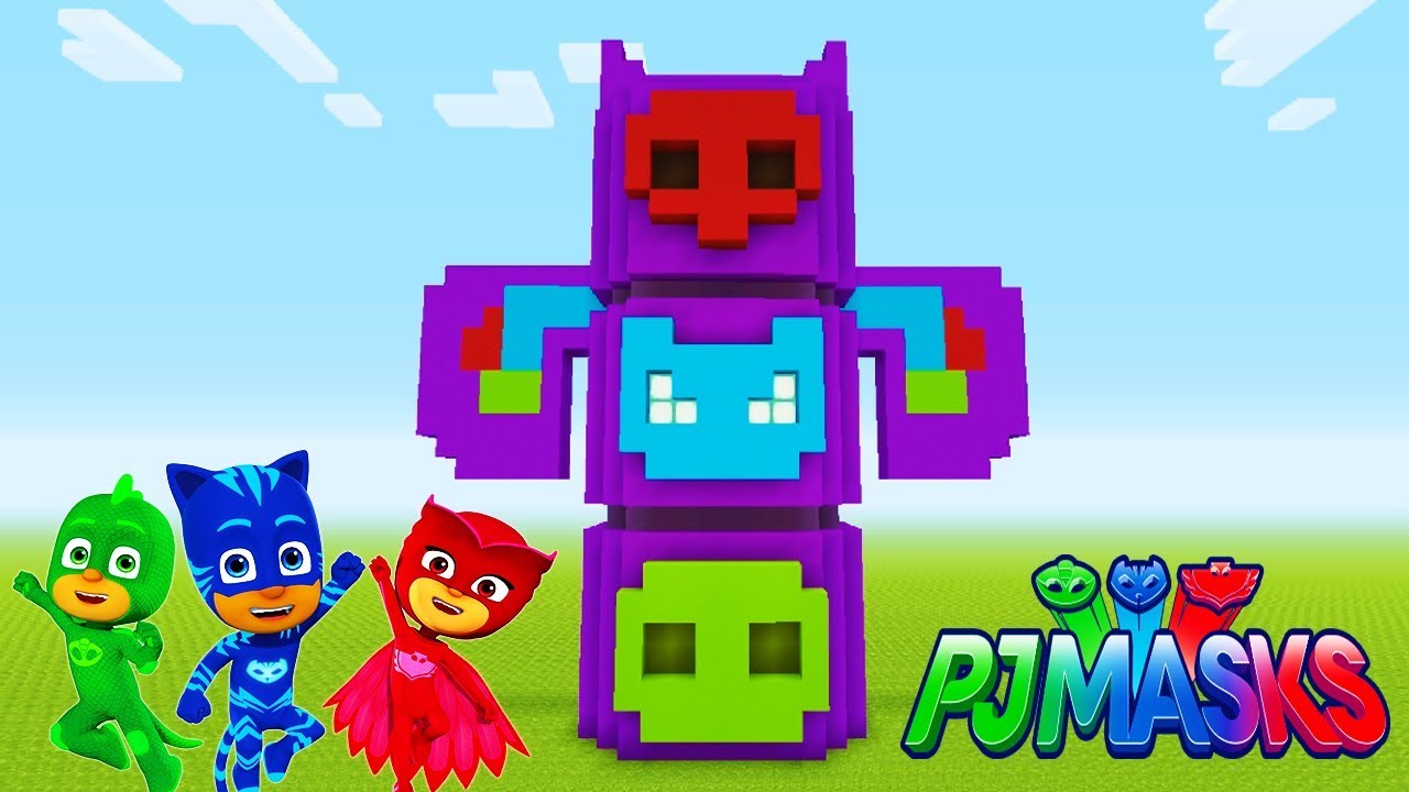 Minecraft Tutorial: How To Make The PJ Masks Headquarters 