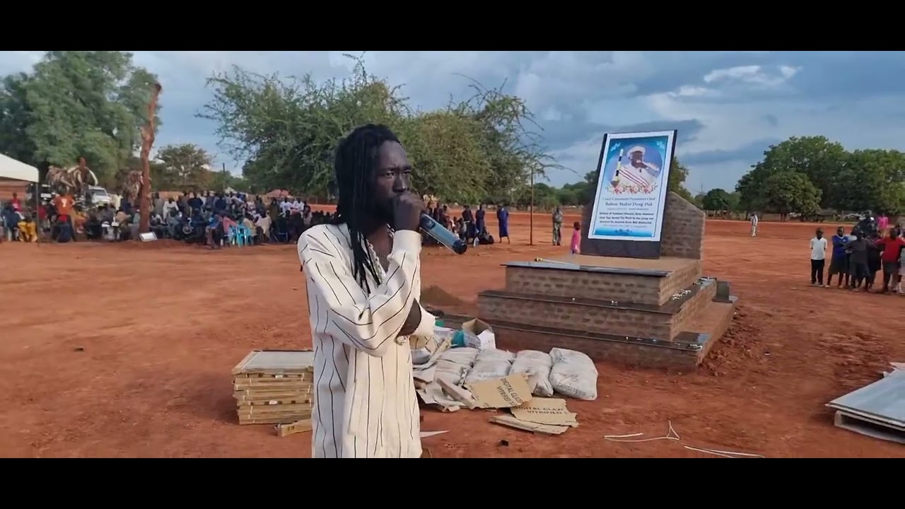 Joss Jow Live Performance Tribute's Song During Late Sultan Bahon Mabor Deng 40 Days_Video.Mp4