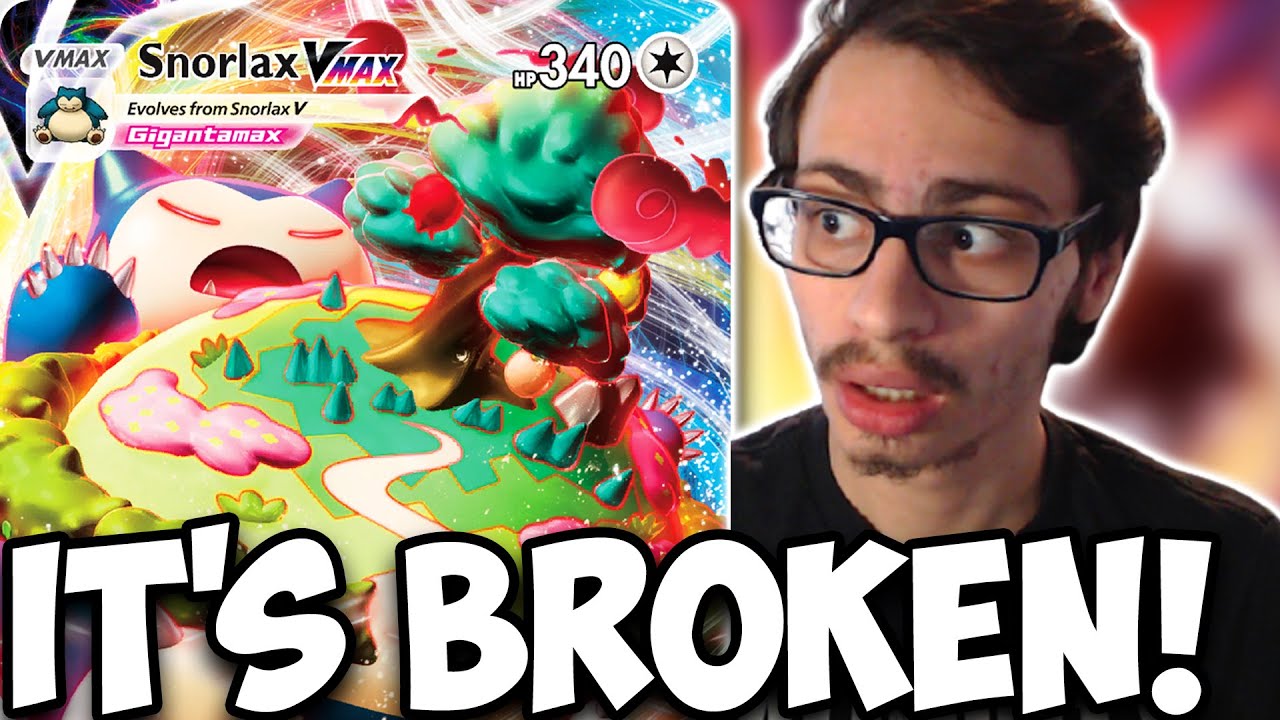 Snorlax VMAX Is Hilariously Broken With These Energy Cards! 