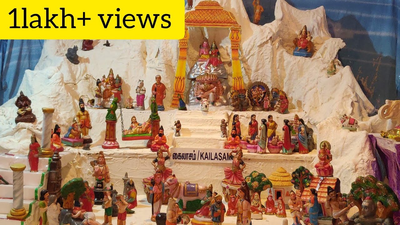 Navarathri Golu vlog - 60 years old Golu at a Residence with century old Antique Dolls