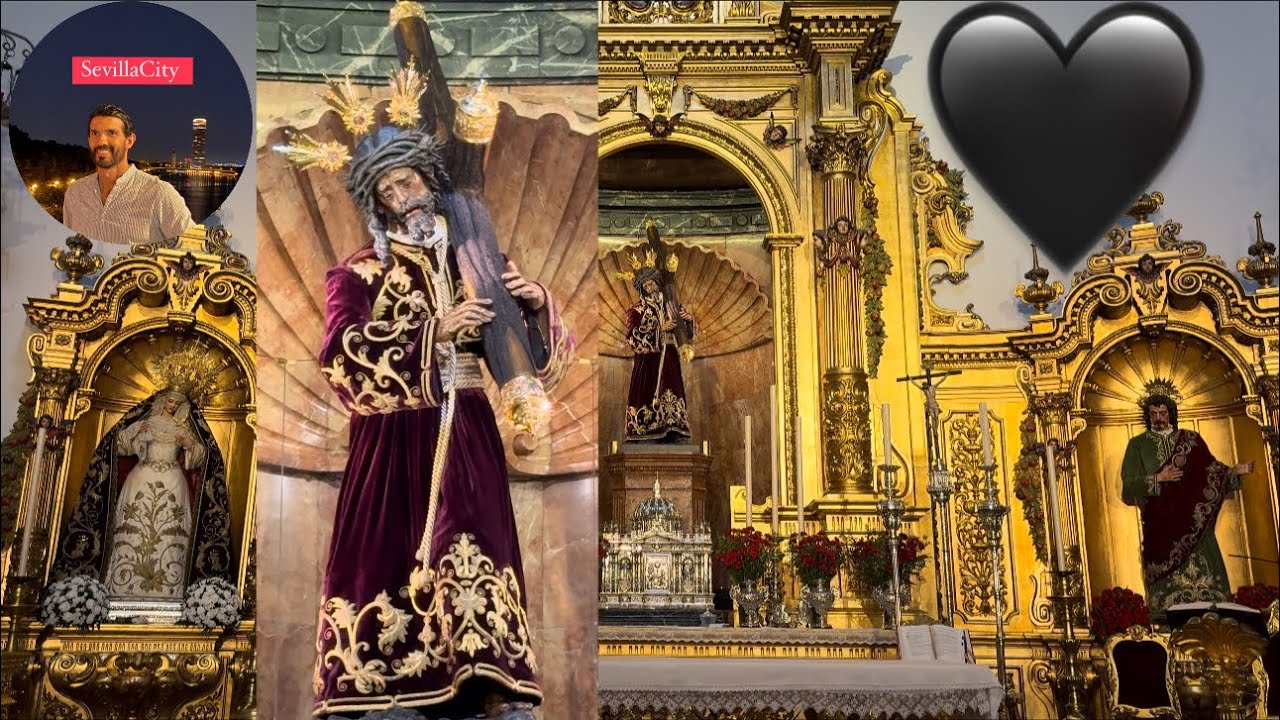 ✝️SIN PALABRAS VISITO LA CASA DEL SEÑOR DE SEVILLA BASÍLICA DEL GRAN PODER #granpoder #semanasanta