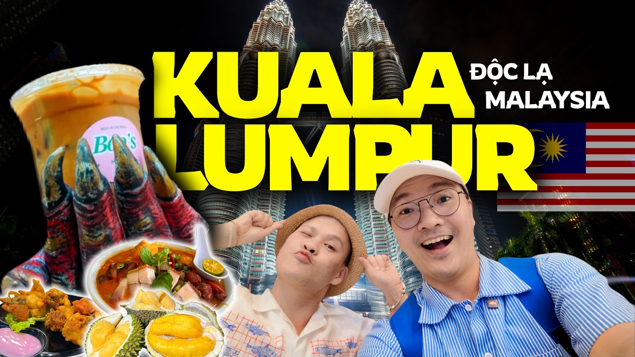 DU LỊCH MALAYSIA [TẬP 2] ĐỘC LẠ KUALA LUMPUR - QUÁN CÀ PHÊ QUÁI VẬT - NHÀ SÁCH MÊ CUNG