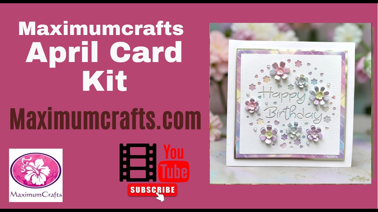 Maximumcrafts April Card Kit