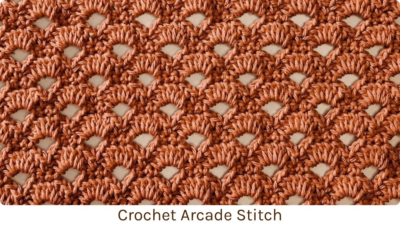 Crochet Tutorial for Arcade Stitch