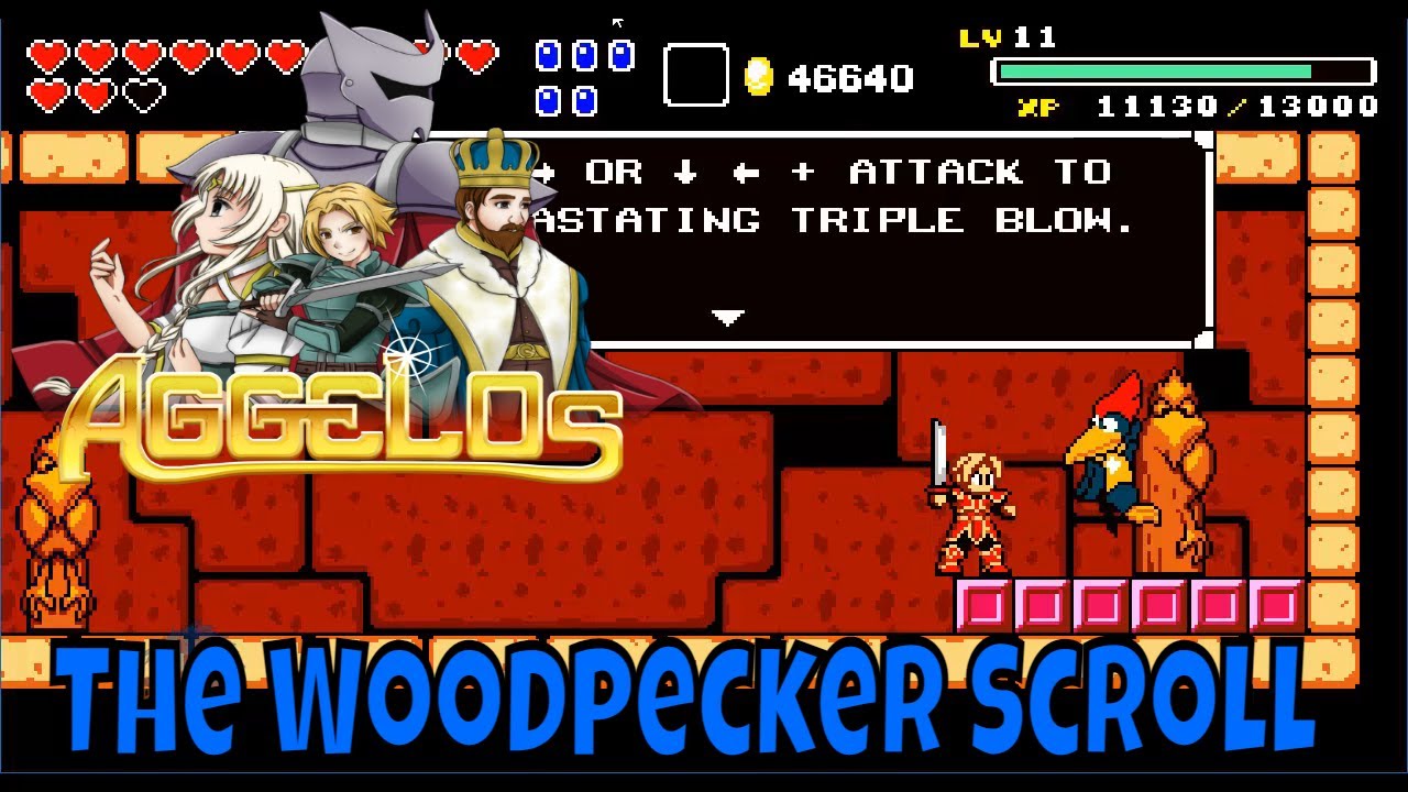 Aggelos - Woodpecker Scroll and Sword of Aggelos