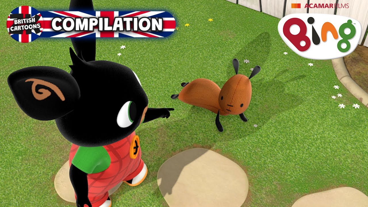 Bing and Flop Play Shadow Monsters | Bing Clip Compilation | ZeeKay British Cartoons