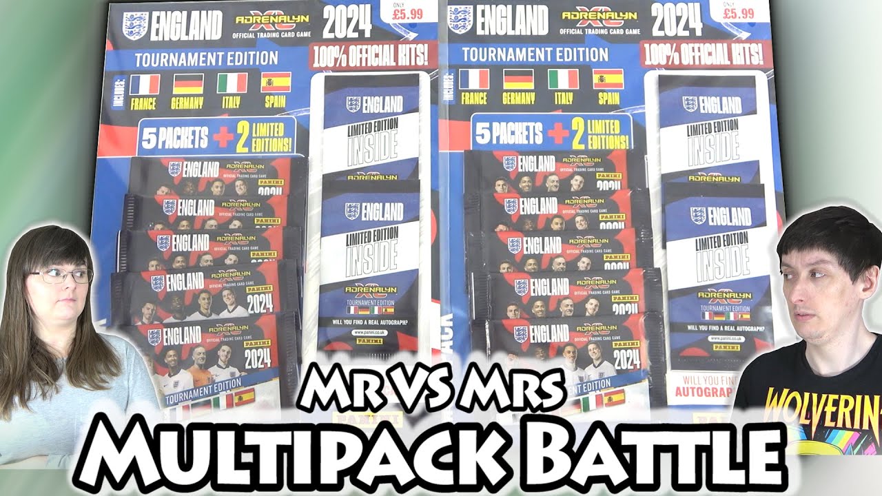 CRAZY ENDING!! ADRENALYN XL ENGLAND 2024 Double Multipack Opening | MR VS MRS | Pack Battle