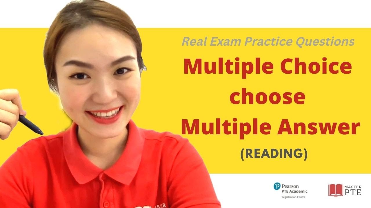 Multiple Choice Question (Choose Multiple) - Real Exam Questions PTE Practice 2022