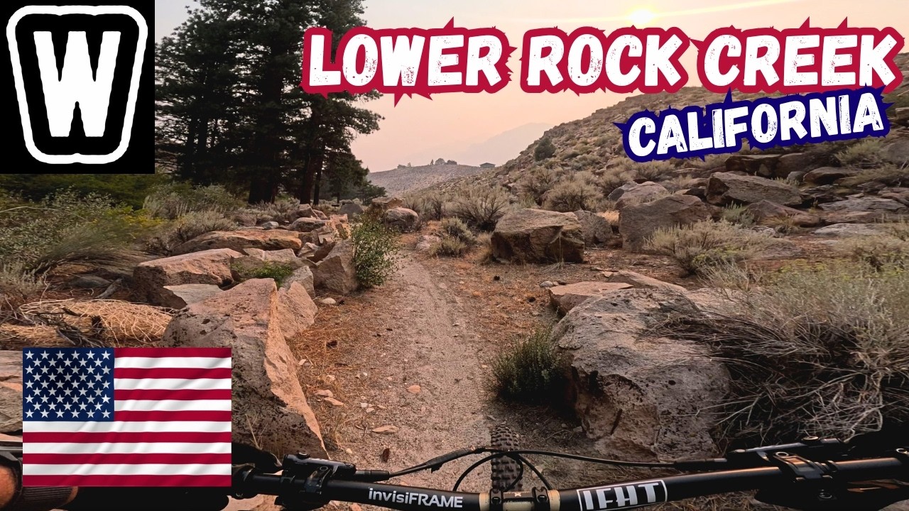 MTB vs. Wildfire Smoke!  Lower Rock Creek Trail POV