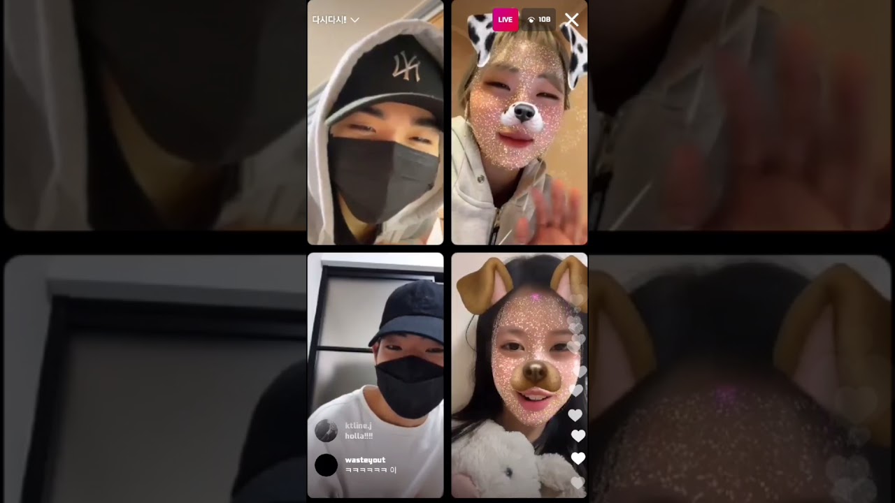 211007 Mingi IG live (with Danbi, Sein, Donghun, Youngjin,  Junseok(Director), Jihong)
