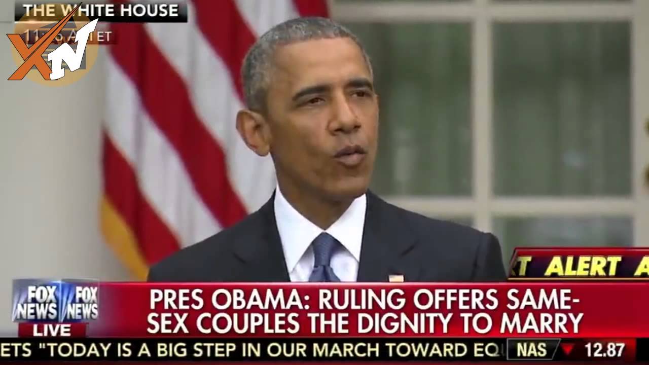 President Obama Speech on Same sex Marriage Court Ruling Gay Legal Nationwide [Full statement]