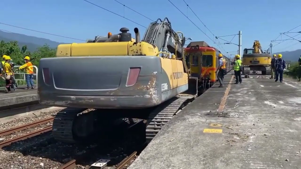 台鐵 東里車站 新秀姑巒溪橋 0918地震損傷