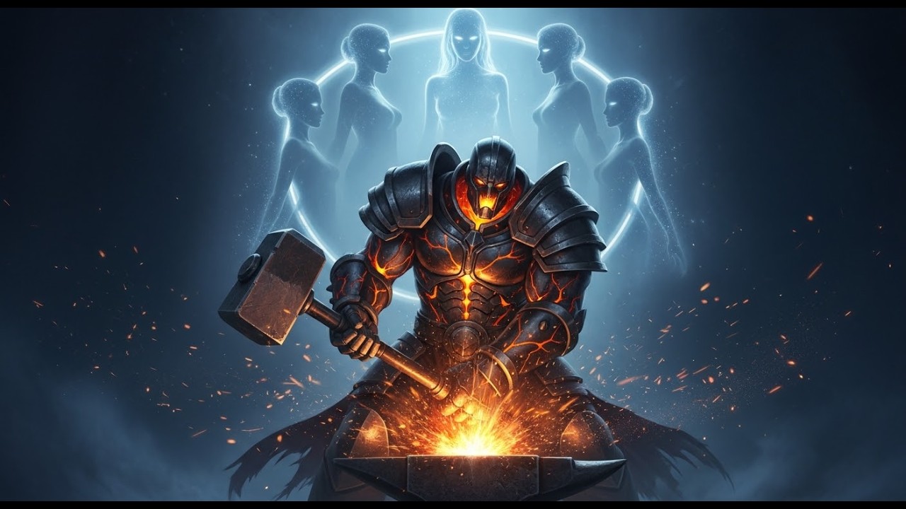 The Iron Blacksmith and the Seven Daughters of the Moon Spirit