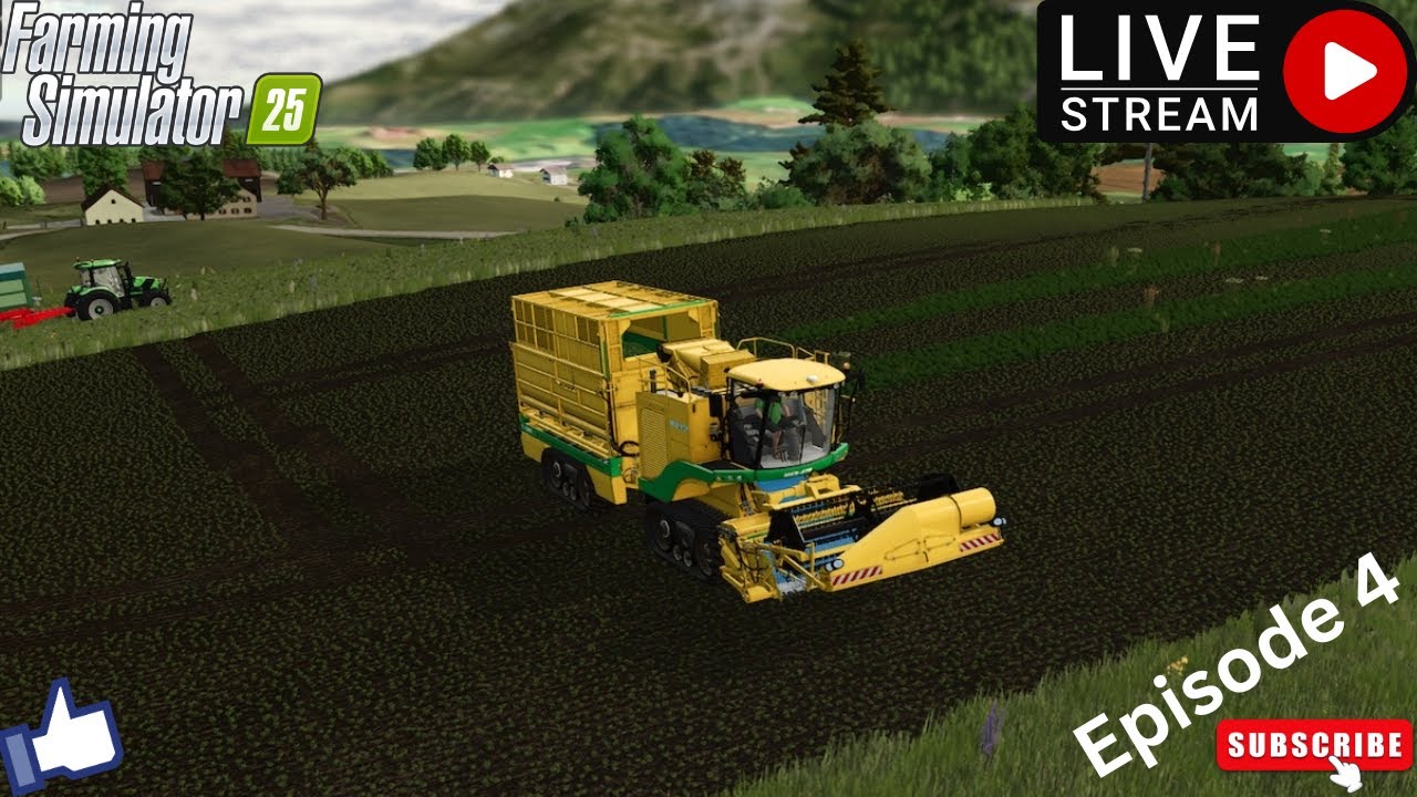 🔴LIVE: Come In And Enjoy & Relax Tonight’s Stream On Ratzinger Heights Map On Farm Sim 25 | Ep 4