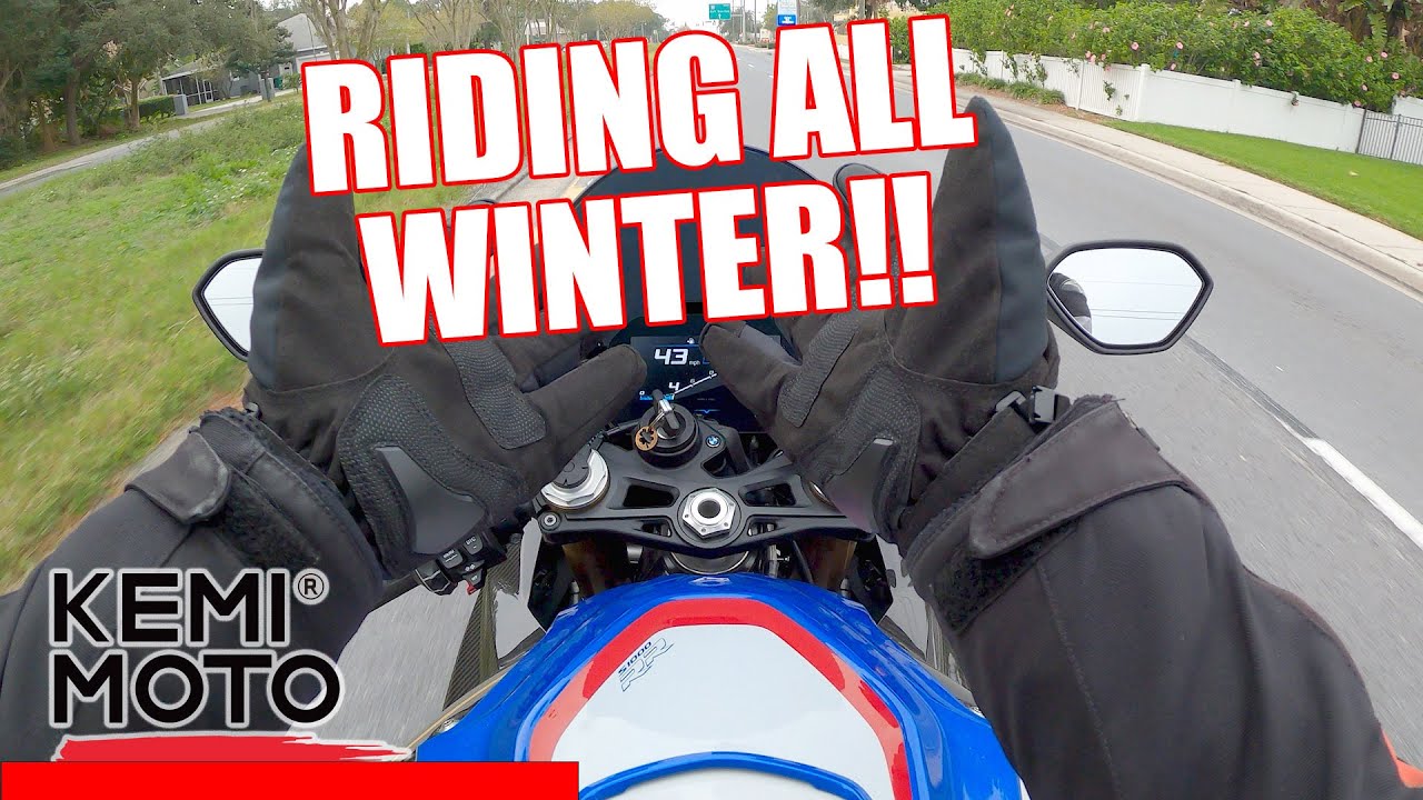 Motorcycle Winter Gloves by Kemimoto