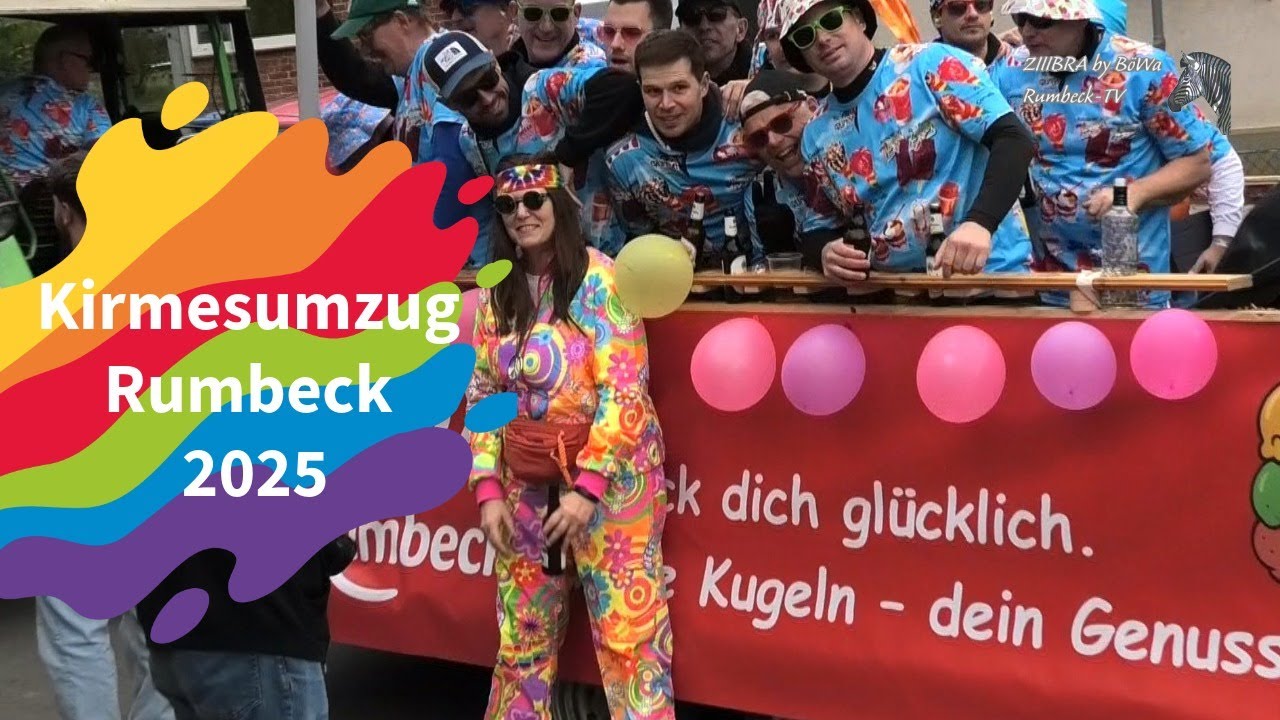 Kirmesumzug Rumbeck 2025, kurze Variante