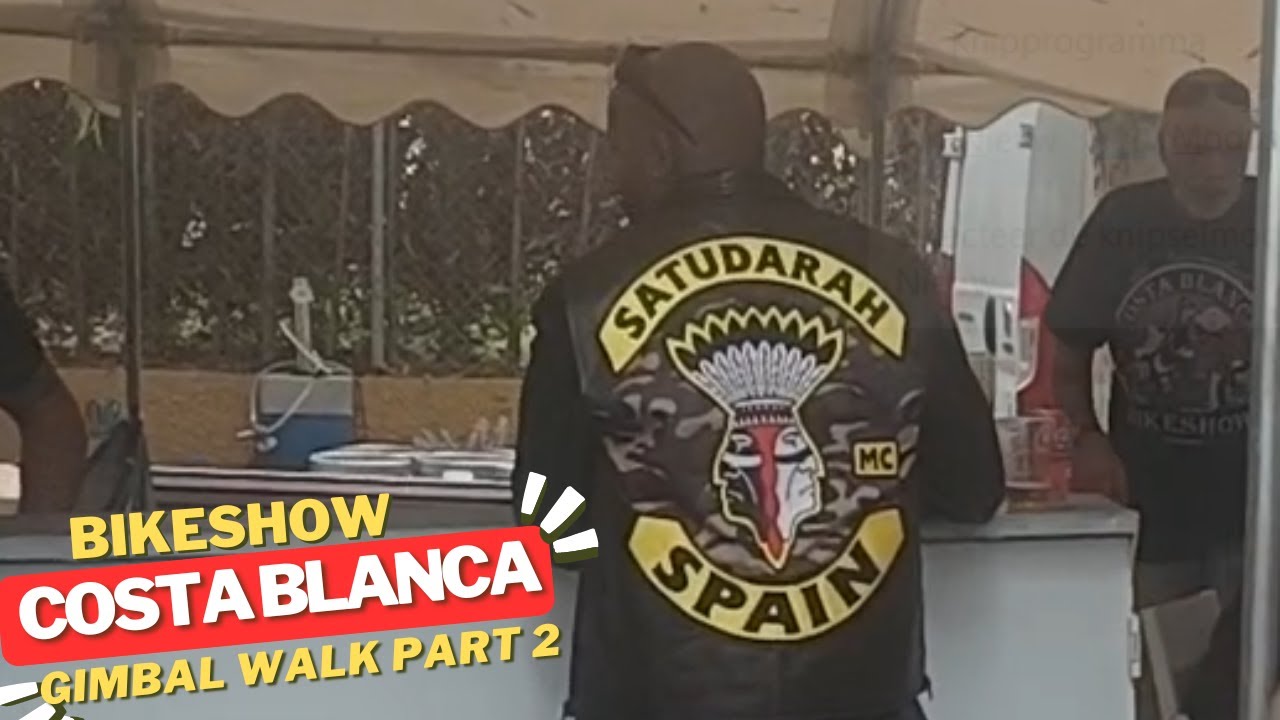 HELLS ANGELS - HARLEY DAVIDSON gimbal walk  PART 2 BIKESHOW CostaBlanca Albir SPAIN August 27, 2023
